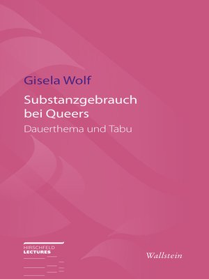 cover image of Substanzgebrauch bei Queers
